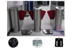 China Turnstile Entry Systems Access Control Turnstiles Flap Gate With Esd Shoe Checker supplier