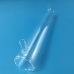 Double Wall Quartz Reactor For Gas Or Liquid Circulation for sale