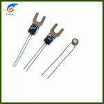 Ceramic PTC Thermistor Temperature Sensor With Metal Sheet Mounting Hole 100～300R/300～500R For Temperature Protection for sale