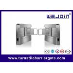 Building Access Control Swing Barrier Gate NO Voice Anti Collision Brushless Motor