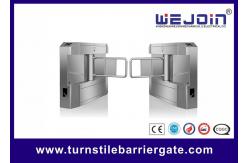 China Building Access Control Swing Barrier Gate NO Voice Anti Collision Brushless Motor supplier