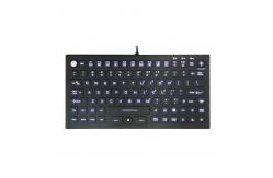 China Compact Antivirus Medical Keyboard With 12 Function Keys And FSR Mouse supplier