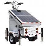 19.2 Hours Running Mobile Solar Light Tower LED Light Tower with Solar Panel 3 × 460W and Durable Battery for sale