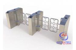 China Waterproof Dual Lane Swing Barrier Turnstile Anti Collision Function Movement supplier