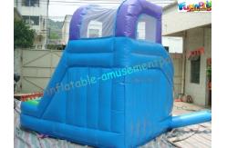 China Children Outdoor Inflatable Water Slides , Mini Water Pool Slide supplier