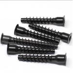 Carbon Steel Black Zinc Plated Countersunk Furniture Wood Hex Socket Head Confirmat Screw for sale