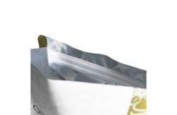 China Coffee Powder Flat Bottom Bag Heat Seal Easy Tear Custom Zipper Pouch supplier