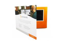China Region LCD Video Brochure Card with CMYK and 128MB-32GB Memory Capacity supplier