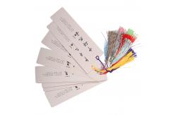 China Fashion Printed Paper Acupuncture Culture Custom Integration Bookmarks supplier
