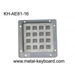 Liquidproof Vandal Proof Keypad Rear Panel Mounting , Customizable Keypad Outdoor / Indoor for sale