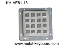 China Liquidproof Vandal Proof Keypad Rear Panel Mounting , Customizable Keypad Outdoor / Indoor supplier