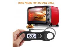 China BBQ Smoker Dual Probe Digital Thermometer 150 Degrees 200c Fordable supplier