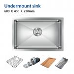 36 Inch Undermount Stainless Steel Kitchen Sink Rectangular 16 Gauge Single Bowl 60x45 for sale