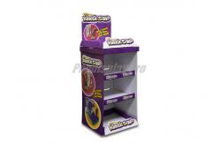 China Recyclable Cardboard Retail Shelf Display Stands Easy Assembly supplier