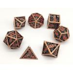 Practical Bulk Custom Polyhedral Dice Set Odorless Manual Grinding for sale