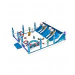 Large Snow Land Children Fun Park Inflatable With Sand land for sale
