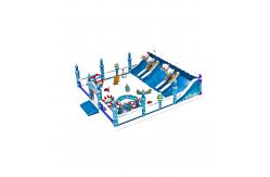 China Large Snow Land Children Fun Park Inflatable With Sand land supplier