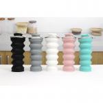 OEM ODM Available 500ML Silicone Foldable Water Bottle