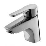 Single Hole Brass Wash Basin Faucet with Inlet Hose Chrome Basin Faucets for sale