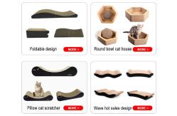 China OEM Scratching Board L Shaped Detachable Pet Scratching Post supplier