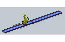 China Flexible Robot Linear Track For Easy Integration In Industrial Processes supplier