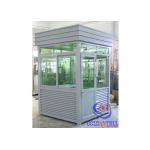 Solid Steel Fabrication Movable Guard House Outdoor Furniture Anti Earthquake for sale
