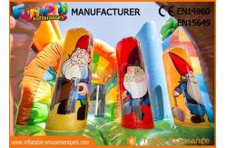 China Multiplay Fairytale Inflatable Bouncer Slide For Kids / Blow Up Bouncy Castle supplier