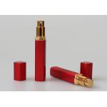 Matte Red 10ml Travel Perfume Atomiser Small Container Square Shape For Medicine Spray for sale