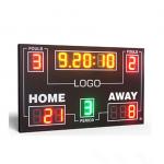 IP65 Electronic Led Basketball Scoreboard With 8 Inch Digit In RGY Color for sale