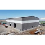 Hot Dip Galvanized Industrial Steel Building Customizable Steel Frame Prefab Building for sale