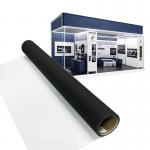 Blackout Fabric With Black Back Perfect For Advertising, Supports Sublimation Latex & UV Printing for sale