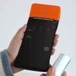 Nfc Reader Android Handheld POS Terminal With Printer for sale