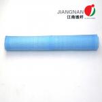 Blue Acrylic Coated 2 Sides Fiberglass Cloth High Temperature Fabric Cloth for sale