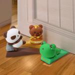 Customized Logo Door Stop Wedge Cute Animal Door Stopper For Bottom for sale