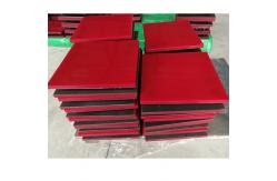 China Expanded Metal Back Urethane Lining Polyurethane Chute Liner Plates supplier
