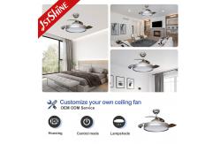 China 42 3 Plastic Blades Retractable Ceiling Fan With Remote Control supplier