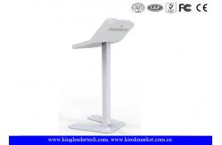China Customized Simple Information Kiosk Touch Screen With Rugged Metal Keyboard supplier