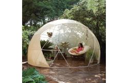 China The PVC canvas transparent Weatherproof Cover Garden Igloo Greenhouse 360 Dome tent supplier