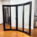 Custom Glass Sliding Doors With Double Tempered Glass For Balcony Partitioning