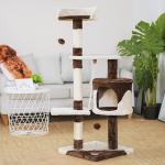 112cm Sisal Short Plush Climbing Cat Tree Tower for sale