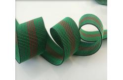 China 50mm Green Color Trampoline Webbing Strong Elastic Home Textile 50g/M supplier