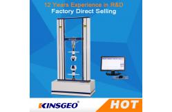 China 50～500mm/min 100KN Material Leather Testing Machine With Double Column 180kg supplier