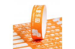 China Custom Tyvek Paper Waterproof Wristbands for Festival Event Printing supplier