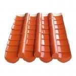 Handcrafted Chinese Temple Roof Tile Authentic Clay Construction for sale