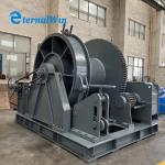 Metal Steel Marine Hydraulic Winch with 1-200ton Capacity and Customized Rated Load for sale