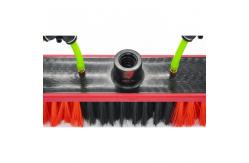 China Aluminum Window Solar Panel Cleaning Brush With Telescopic Role supplier