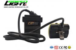 China Waterproof IP68 LED Miner Cap Lamp 13600mAh 25000lux With Cord supplier