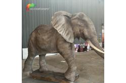 China Animatronic Animal Replicas Animatronic Elephant For Theme Park Decoration supplier
