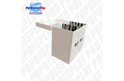 China Silk Screen Black Printed Merchandising Shelf Promote Eye Lash Extension supplier