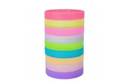 China Advertising Event Wristband Custom Trump Silicone Bracelets with Heat Transfer Printing supplier